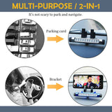 Temporary Parking Card Car Phone Holder