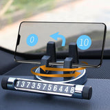 Temporary Parking Card Car Phone Holder