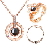 100 LANGUAGES "I LOVE YOU" RING,NECKLACE,BRACELET- FREE SHIPPING