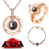 100 LANGUAGES "I LOVE YOU" RING,NECKLACE,BRACELET- FREE SHIPPING