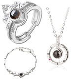 100 LANGUAGES "I LOVE YOU" RING,NECKLACE,BRACELET- FREE SHIPPING