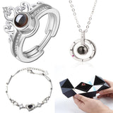 100 LANGUAGES "I LOVE YOU" RING,NECKLACE,BRACELET- FREE SHIPPING