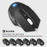 2500 DPI LED Optical Wired Gaming Mouse with 6 Buttons