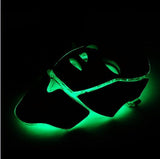 7 Colors LED Light Photon Facial Neck Mask Skin Rejuvenation Electric Anti-Aging Face Beauty Mask