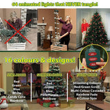 LED Christmas Tree Lights - Star Shower Tree Dazzler Lights - Christmas Tree Decoration