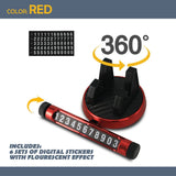 Temporary Parking Card Car Phone Holder