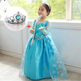 Halloween Christmas Party Dress With Crown