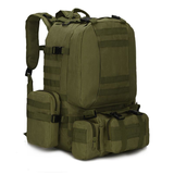 50L Water Resistant Outdoor Military Backpack