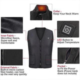 Heated Vest Rechargeable Winter Vest For Men/Women