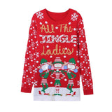 Jumper Snowman Deer Sweaters Xmas Patterned Ugly Christmas Sweaters