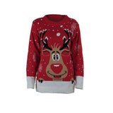 Jumper Snowman Deer Sweaters Xmas Patterned Ugly Christmas Sweaters