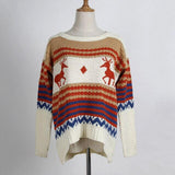 Jumper Snowman Deer Sweaters Xmas Patterned Ugly Christmas Sweaters