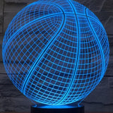 3D LED Basketball Night Lights