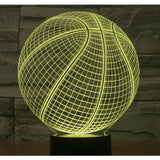 3D LED Basketball Night Lights
