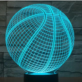 3D LED Basketball Night Lights