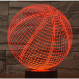 3D LED Basketball Night Lights