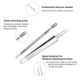 6/8 Pcs Blackhead Comedone Acne Extractor Removal Needles Tool Kit