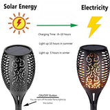 Dancing Christmas Flame LED Solar Path Torch Light
