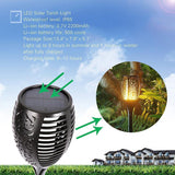 Dancing Christmas Flame LED Solar Path Torch Light