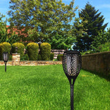 Dancing Christmas Flame LED Solar Path Torch Light