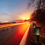 Dancing Christmas Flame LED Solar Path Torch Light