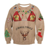 Ugly Sweater Unisex Elf Pullover Tops winter
