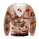 Ugly Sweater Unisex Elf Pullover Tops winter