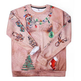Ugly Sweater Unisex Elf Pullover Tops winter