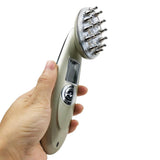 Anti Hair Loss Infrared RF Red Light EMS Vibration Hair Massage Brush Comb