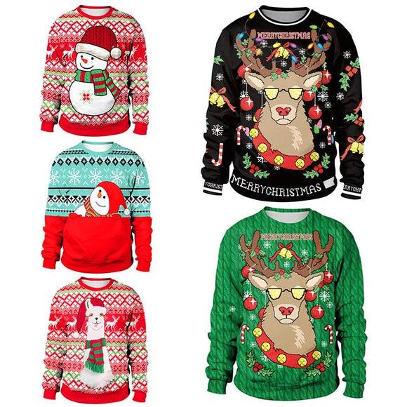 2019 Ugly Christmas Sweater For gift Jerseys and Sweaters Tops Winter Clothing