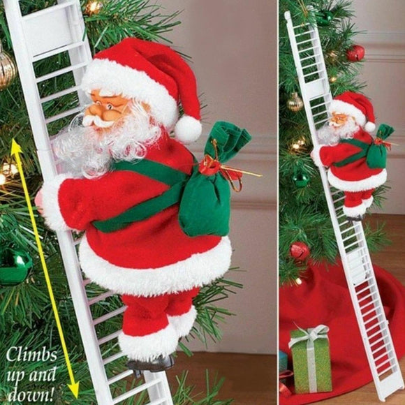 Climbing Santa Claus